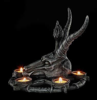 Колекційний підсвічник Nemesis Now "Бафомет" ML12822