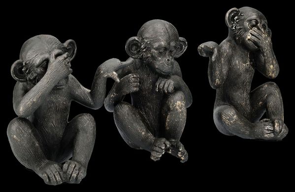 Колекційна статуетка Три мавпочки