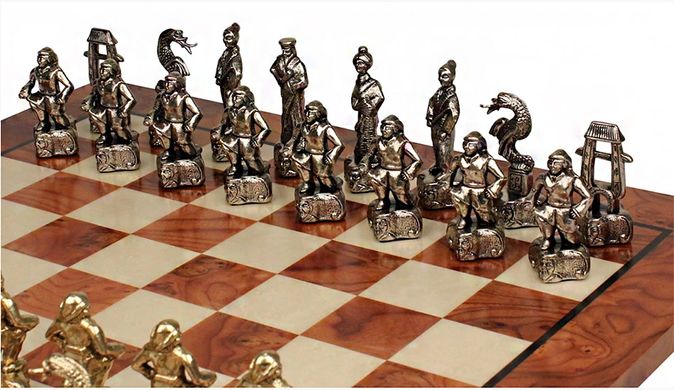 Шахматы подарочные, элитные Italfama "Samurai" 87M+722R