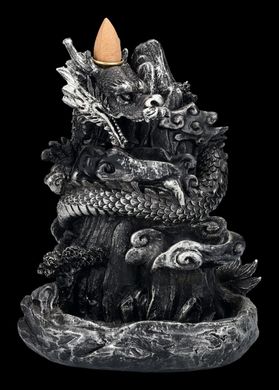 Колекційна підставка для пахощів Будда на Дракон