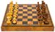 Подарунковий набір Italfama "Staunton" шахи, шашки, нарди G1028+222MAP