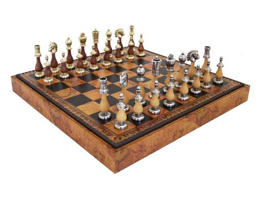 Подарочный набор Italfama "Arabescato" шахматы шашки, нарды 142MW+222MAP