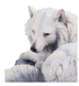 Статуетка Veronese білий вовк "Сторож півночі" WS-699