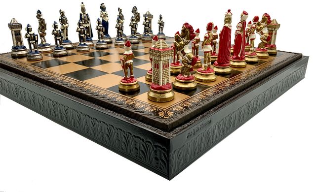 Подарунковий набір Italfama "Camelot Piccolo" шахи, шашки, нарди