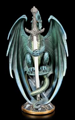 Колекційна статуетка "Дракон з мечем". Символ 2024 року