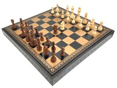 Подарунковий набір Italfama "Palisandro Dorato" (шахи, шашки, нарди)