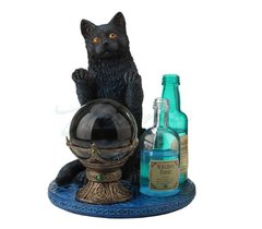 Коллекционная статуэтка Veronese "Чорная кошка Ученица ведьмы"