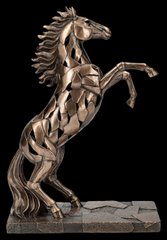 Колекційна статуетка Veronese "Кінь на дибах" з підсвіткою