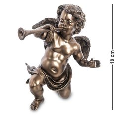 Статуетка Veronese "Ангел херувим з трубою" WS-977