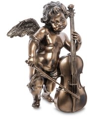 Статуэтка Veronese "Ангел херувим с виолончелью" WS-976