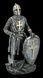 Фігурка лицаря тамплієра зі щитом і бойовою сокирою