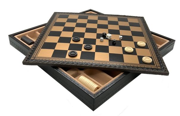 Подарочный набор Italfama "Napaleone" шахматы шашки, нарды