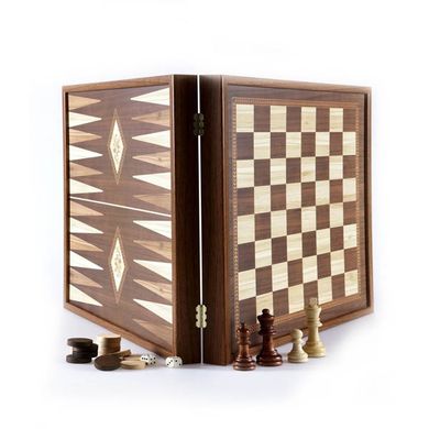 Шахматы подарочные Manopoulos в комплекте нарди и шашки STP36E