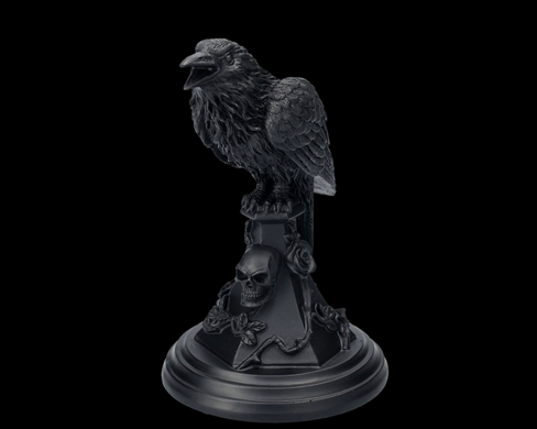 Колекційна статуетка-Підсвічник Ворон Poe&rsquo;s Raven