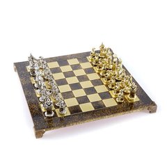 Шахматы подарочные Manopoulos "Средневековые рыцари" 44 х 44 см, S12BRO