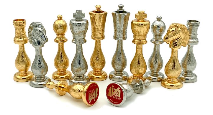Подарочный набор Italfama "Arabescato" шахматы, шашки, нарды 48 х 48 см