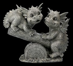 Колекційна статуетка "Дракони на гойдалці"