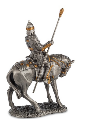 Фигурка оловянная Veronese Воин на коне WS-825
