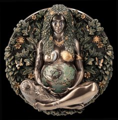 Колекційне настінне панно Nemesis Now "Богиня Землі і миру Гайя"