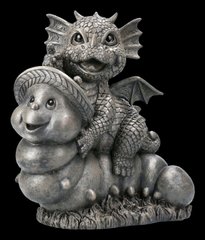 Коллекционная статуэтка "Дракон на улитке"