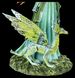 Колекційна статуетка Ельф з зеленим драконом від Amy Brown