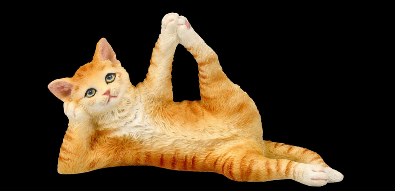 Статуэтка Коты занимаются Йогой Veronese