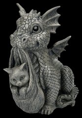 Колекційна статуетка "Дракон з котиком"