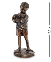 Статуетка Veronese  "Хлопчик з цуценям" WS-991