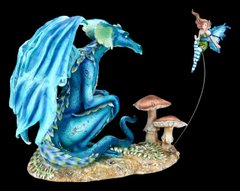 Колекційна статуетка "Дракон та ельф" від Amy Brown