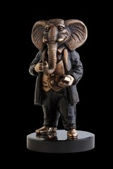Статуетка Слон. Бізнесмен бронзова від Vizuri