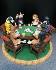 Колекційна статуетка Veronese Собаки грають в покер