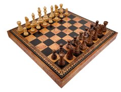 Подарунковий набір Italfama "Classico Palissandro Dorato" шахи, шашки, нарди