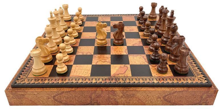 Подарочный набор Italfama "Classico Palissandro Dorato" шахматы шашки, нарды