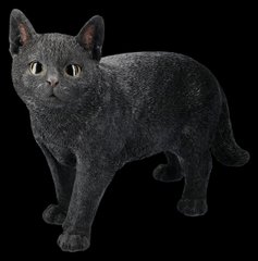 Колекційна велика статуетка Чорна кішка 39 см