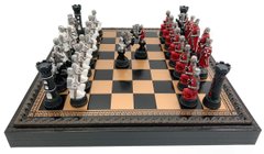Подарунковий набір Italfama "Лицарі тамплієри" шахи, шашки, нарди