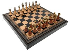 Подарочный набор Italfama "Staunton" шахматы, шашки, нарды 141MW+219GN