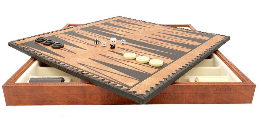 Подарочный набор Italfama "Napaleone" шахматы шашки, нарды 19-57+212L