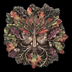 Коллекционная настенная маска Veronese "Лесной" 13 см