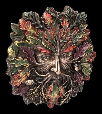 Колекційна настінна маска Veronese "Лісовий" 13 см