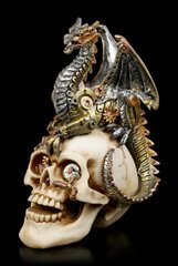 Колекційна статуетка "Дракон на черепі"