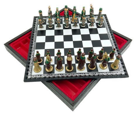 Шахи елітні Italfama "Camelot Piccolo" 28 х 28 см з шашками