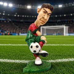 Забавная Коллекционная фигурка футболиста Ronaldo