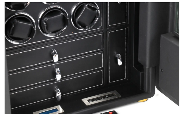 Сейф Salvadore для підзаводу 6 годинників Mini Black Safe