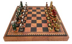Подарунковий набір Italfama "Romani vs Barbari" шахи, шашки, нарди
