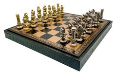 Подарунковий набір Italfama "Busto Romano" шахи, шашки, нарди