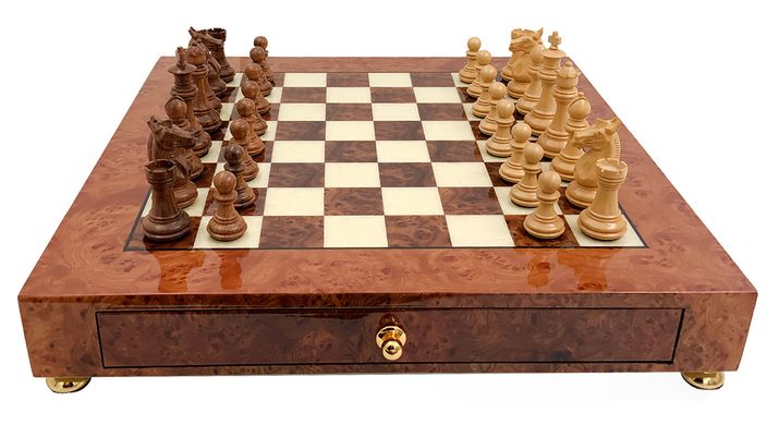 Шахи дерев'яні Italfama "Palissandro" 42 х 42 см G1029+8721RL