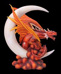 Колекційна статуетка Вогняний Дракон на Місяці. Символ 2024 року