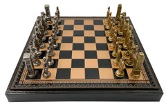 Подарунковий набір Italfama "Romani vs Barbari" шахи, шашки, нарди
