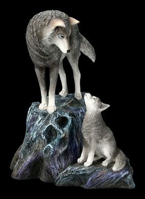 Колекційна статуетка "Вовки" від Lisa Parker