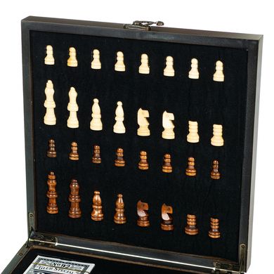 Подарунковий ігровий набір 3 в 1 Шахи, Карти та Покер 8718-002